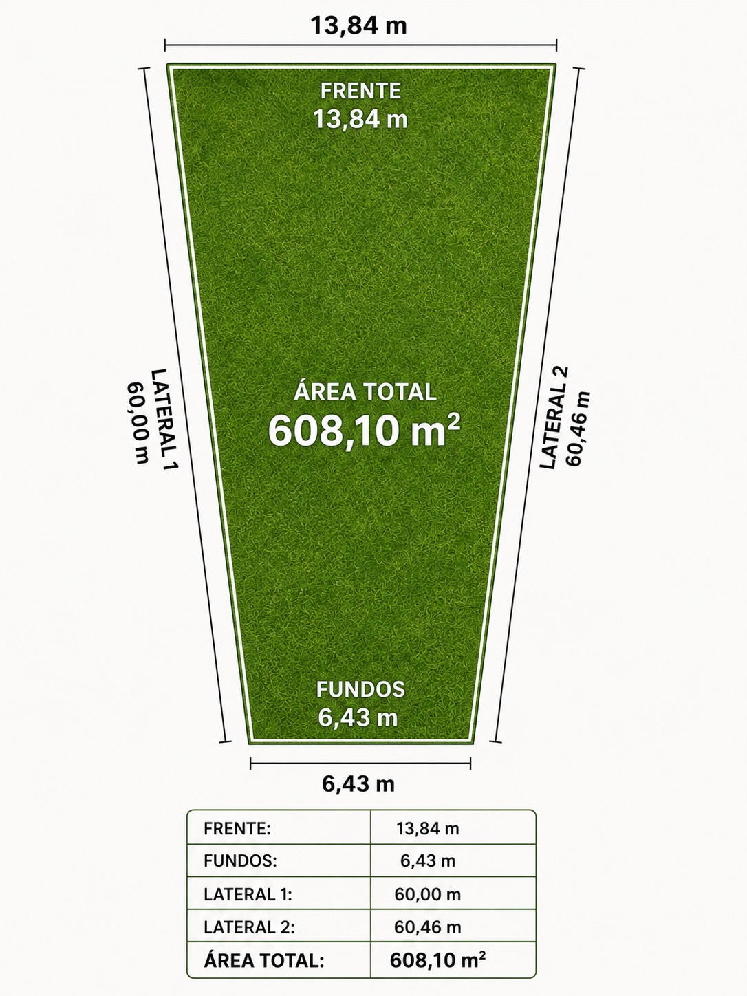 Terreno, 608 m² - Foto 1